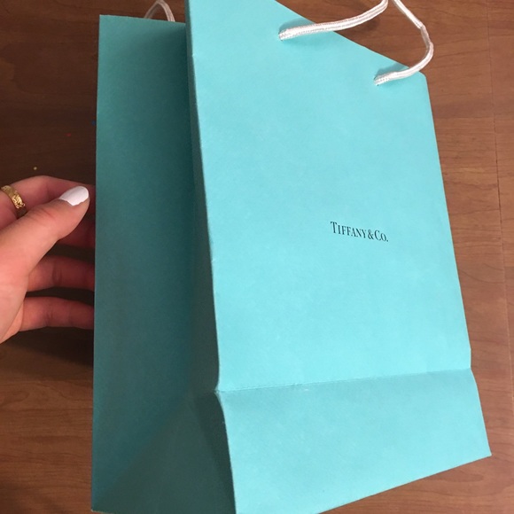 Tiffany & Co. Authentic Medium Paper Shopping Bag - Picture 3 of 7